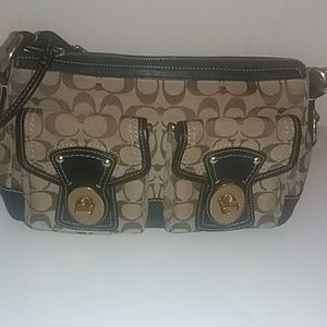 Coach Signature Canvas Satchel